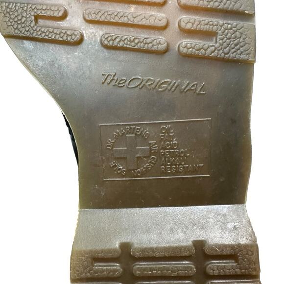 Dr Martens 1460 Air Wair Boots Smooth Black Mens Size 10 Womens 11 - Picture 7 of 12